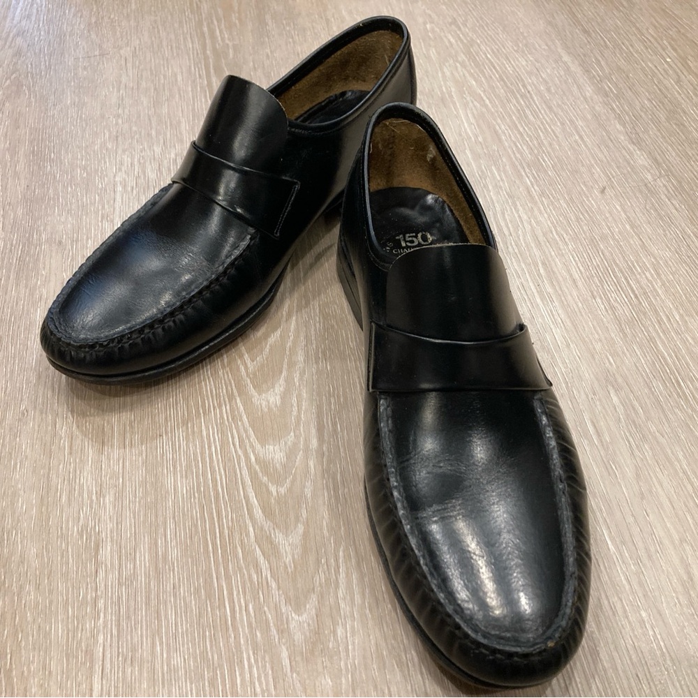 Dack’s Black Leather Loafers